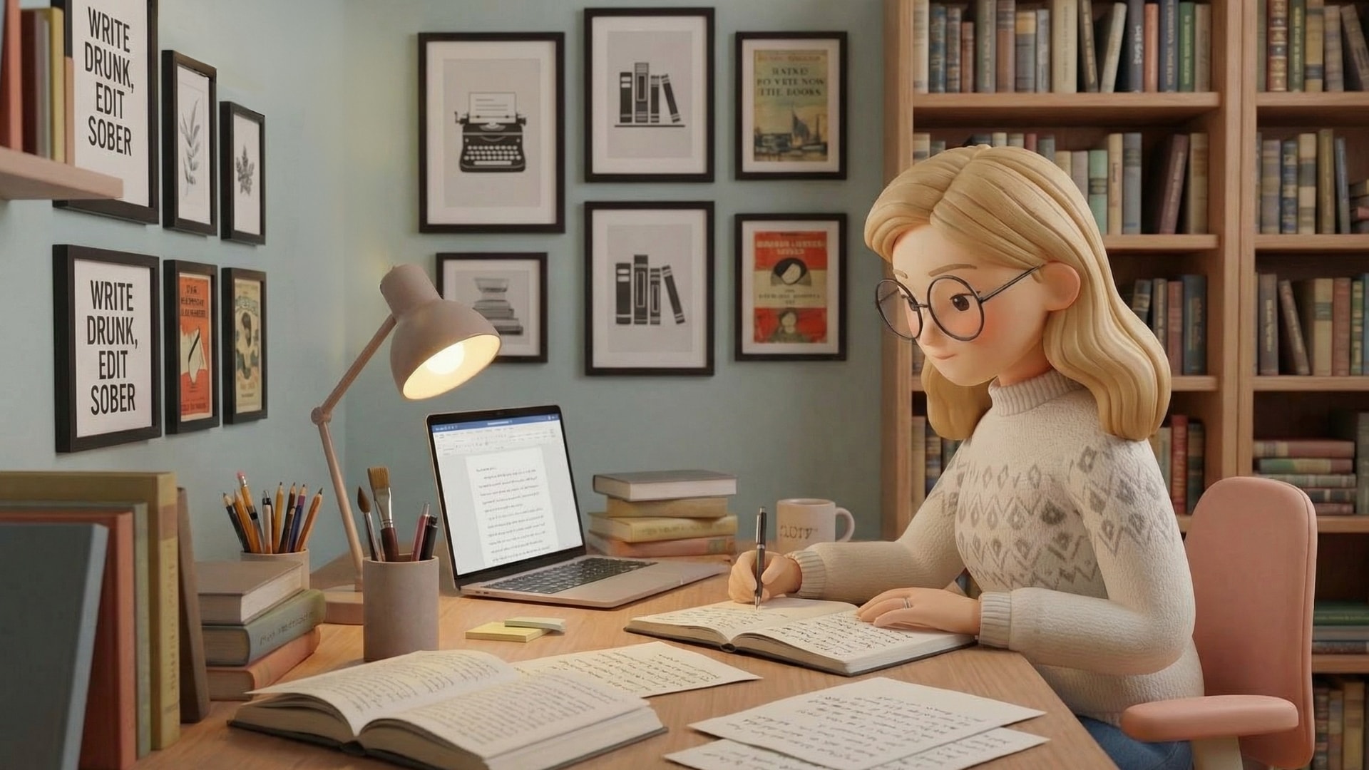 Copywriter na zadatku